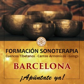 Reserva formación terapia de sonido Barcelona