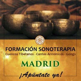 Reserva formación terapia de sonido Madrid